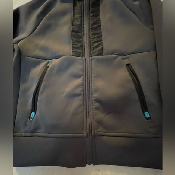 NWOT! medium Russell Athletics dark gray full zip pocketed Dry Power 360 jacket - Picture 5 of 9